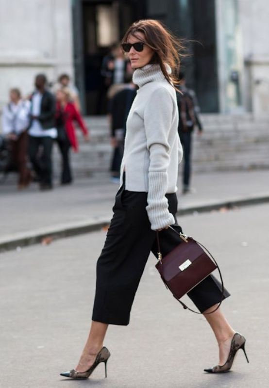 Fashionable and trendy ways to wear culottes this spring  13
