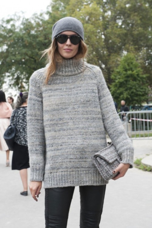 Stylish Ways To Wear A Cozy Chunky Knit Sweater