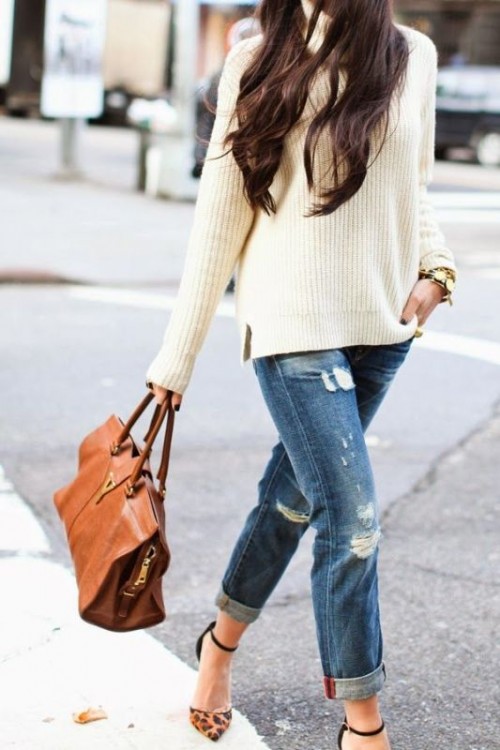 Stylish Ways To Wear A Cozy Chunky Knit Sweater