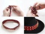 Awesome DIY Spiked Hat Band4