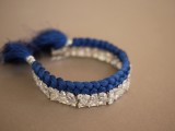 Bright DIY Braided Rhinestone Bracelet10