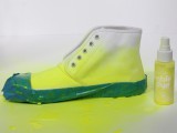 Bright DIY Dyed Neon Sneakers 4
