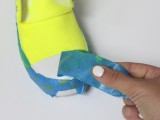 Bright DIY Dyed Neon Sneakers 5
