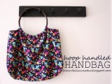 Comfortable DIY Hoop Handled Handbag