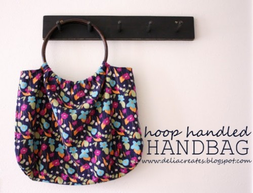 Girlish DIY Hoop Handled Handbag