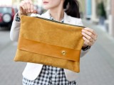 Comfortable DIY Leather Strap Clutch