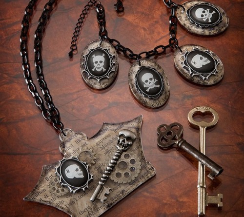 Cool DIY Skeleton Bracelet And Necklace For Halloween
