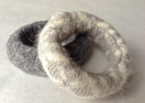 Cozy DIY Felted Sweater Bangles