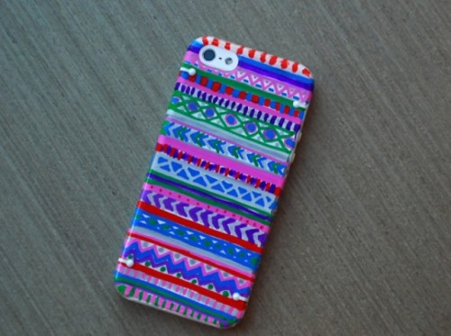 Creative DIY Patterned Phone Cover
