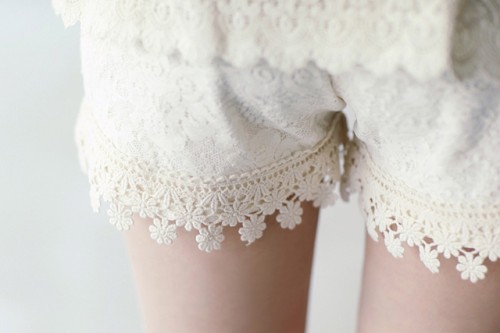 Cute DIY Air Lace Shorts