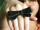 Cute DIY Sequin Bow Ring5