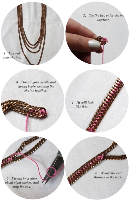 Picture Of DIY Casual Tiered Chain Collar 3