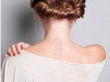 DIY Easy Greek Hairstyle With A Bandage 12