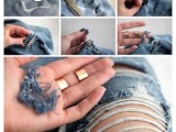 DIY Fashionable Ripped Jeans 1