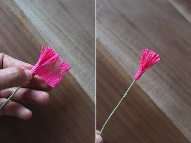 Delicate DIY Paper Flower Crown 18