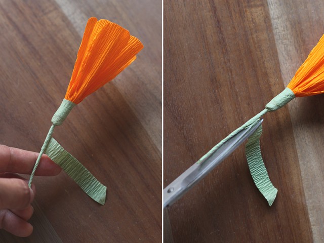 Delicate DIY Paper Flower Crown 23