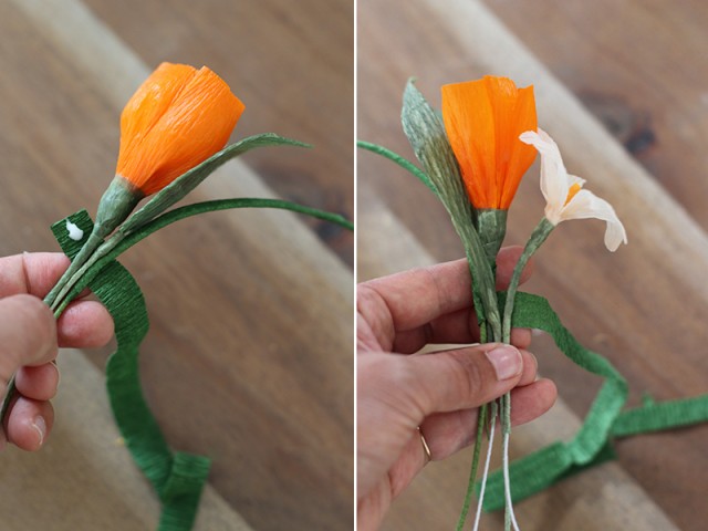 Delicate DIY Paper Flower Crown 37