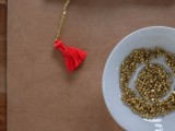 Easy-To-Make DIY Beaded Tassel Necklace4
