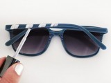 Easy-To-Make DIY Striped 4th Of July Sunglasses4