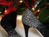 Elegant DIY Crystal Confetti Valentine’s Day Shoes