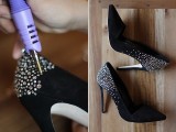 Elegant DIY Crystal Confetti Valentine’s Day Shoes5