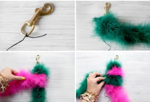 Eye Catching DIY Faux Fur Tail For Your Bag