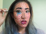 Eye-Catching DIY Lichtenstein Comic Book Makeup11
