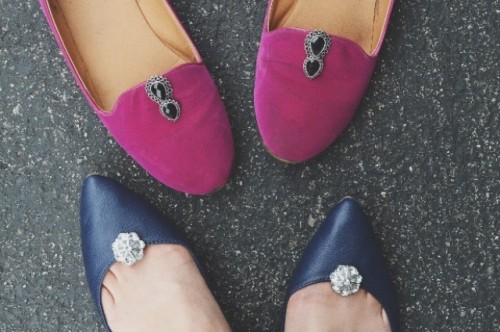 Fashion DIY Shoes With Reusable Shoe Clips