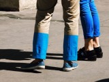 Fashionable DIY Color Blocked Pants7