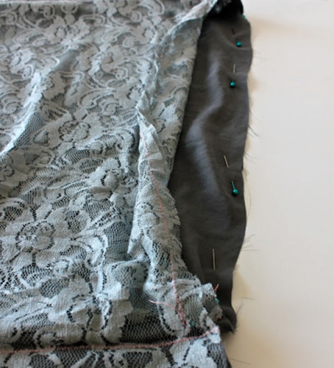 Picture Of Feminine DIY Infinity Lace Scarf 4