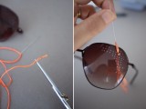 Floral DIY Embroidered Sunglasses4
