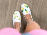 Funny DIY Fruit Canvas Shoes