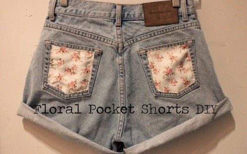 Gentle DIY Floral Pocket Shorts