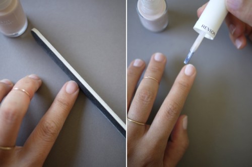 Geometric DIY Tibi Inspired Nail Art