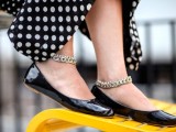 Girlish DIY Chain Ankle Strap Flats