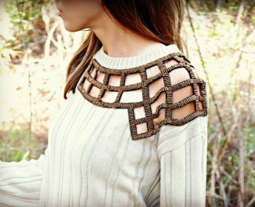 Gorgeous DIY Embellished Sweater