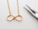 Minimalistic DIY Infinity Wire Necklace9