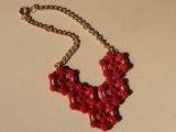 Nautical DIY Red Necklace8