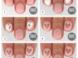 Original DIY Heart Nail Art For A Valentine’s Day 2