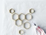 Original DIY Honeycomb Statement Necklace2