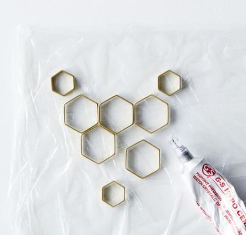 Picture Of Original DIY Honeycomb Statement Necklace 2
