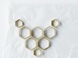 Original DIY Honeycomb Statement Necklace5