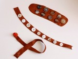 Original DIY Leather Button Cuffs2