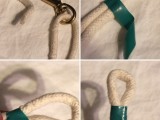 Original DIY Metallic Rope Necklace2