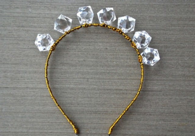 Romantic DIY Crystal Headband