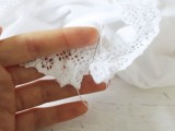 Romantic DIY Lace-Trimmed Top5