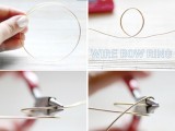 Simple And Elegant DIY Wire Bow Ring5