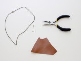Simple DIY Leather Necklace 3