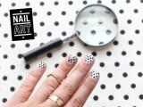 Simple DIY Polka Dots Nail Art