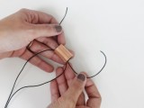 Simple DIY Wood And Copper Necklaces9